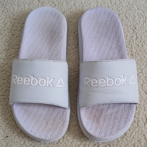 Reebok Lavender Slide Sandals - Picture 1 of 7